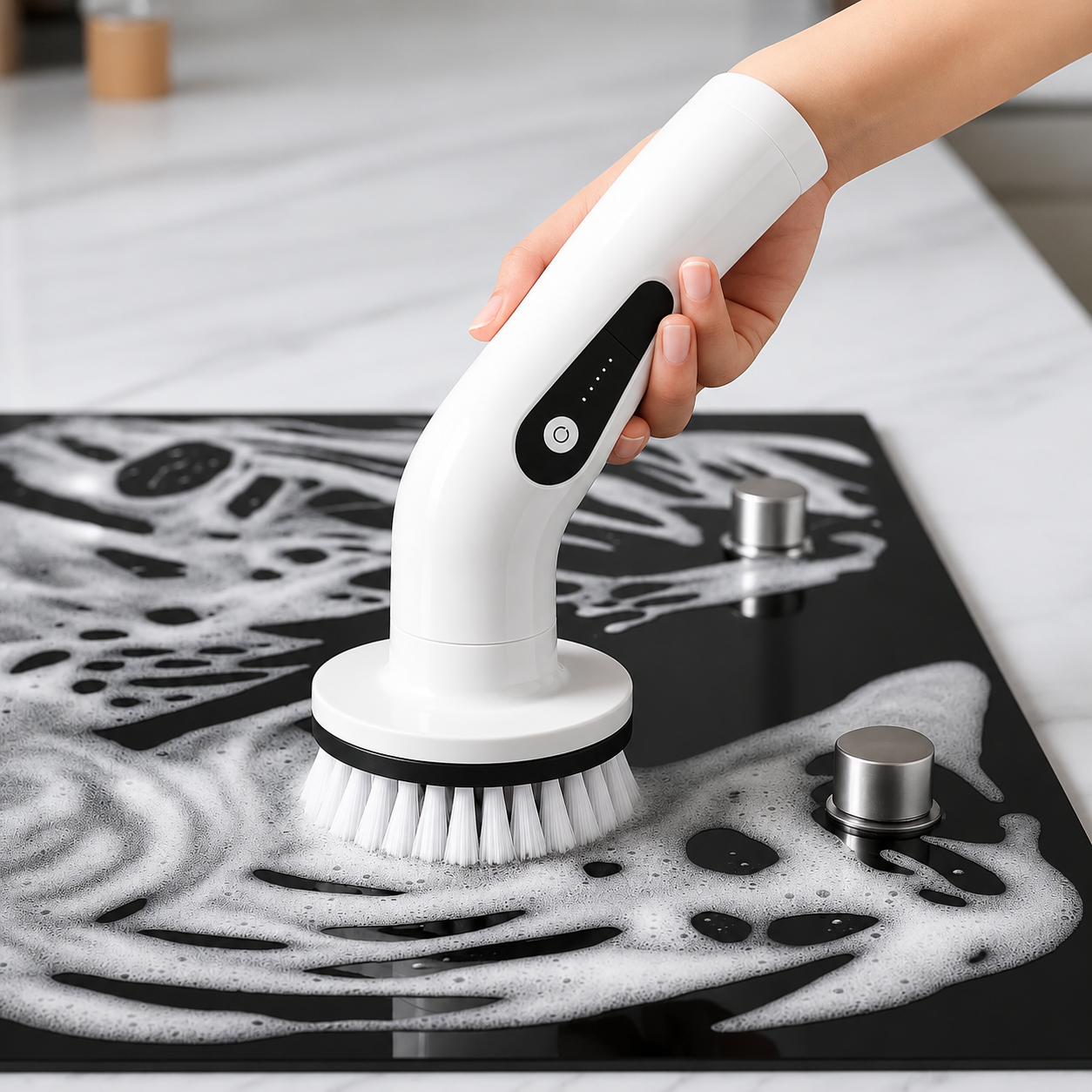 Cleanova™ 9-in-1 Cordless Spin Scrubber with 9 Brush Heads