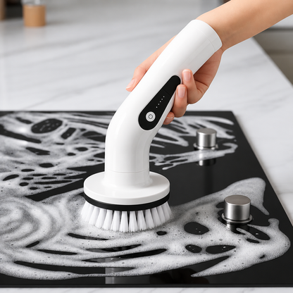 Cleanova™ 9-in-1 Cordless Spin Scrubber with 9 Brush Heads